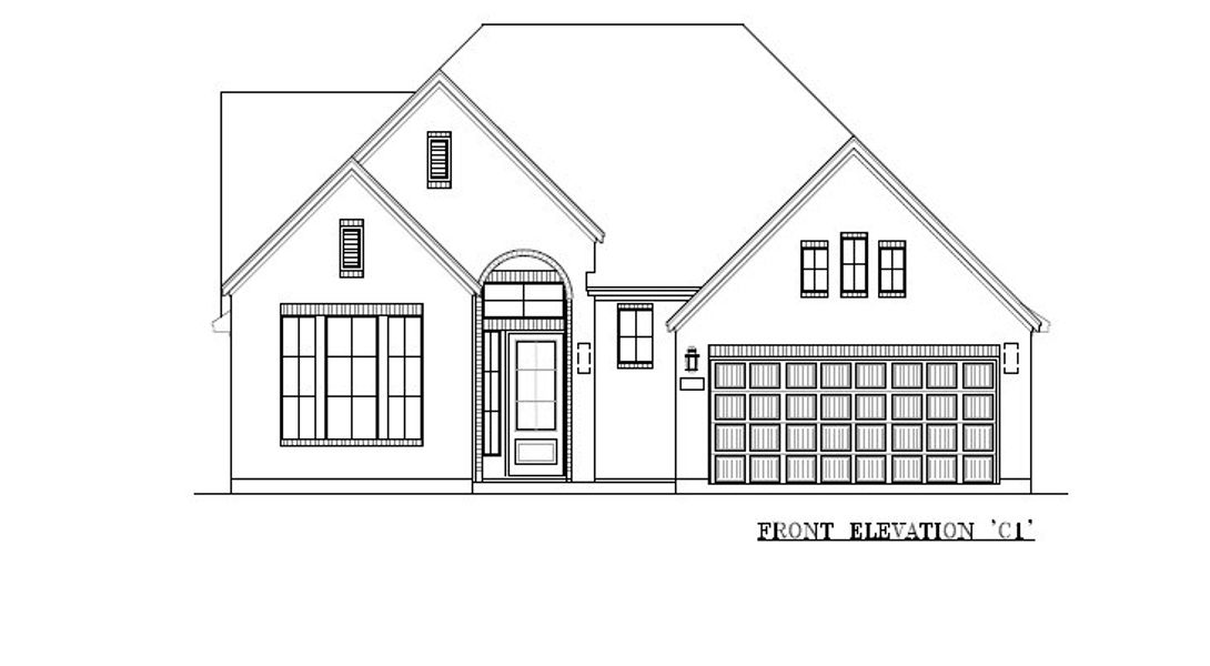 Representative rendering of the exterior for the Brenner by Chesmar Homes (Image 3).