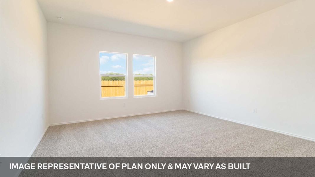 Representative unfurnished interior of a home built from the The Mitchell by D.R. Horton in Talavera, Kyle (Image 10).
