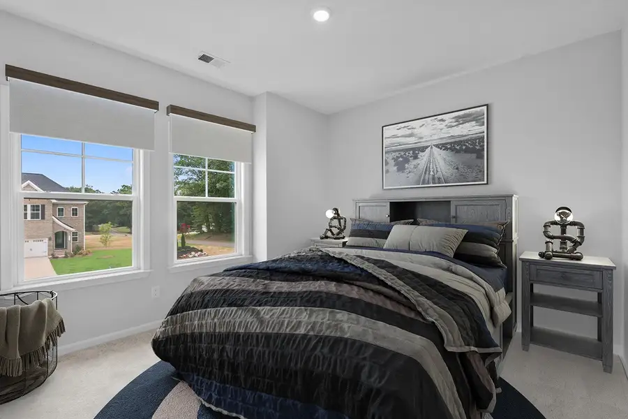 Representative furnished interior of a home built from the Keowee - Vanguard Collection by Mungo Homes in Scotts Hill Village, Wilmington (Image 8).