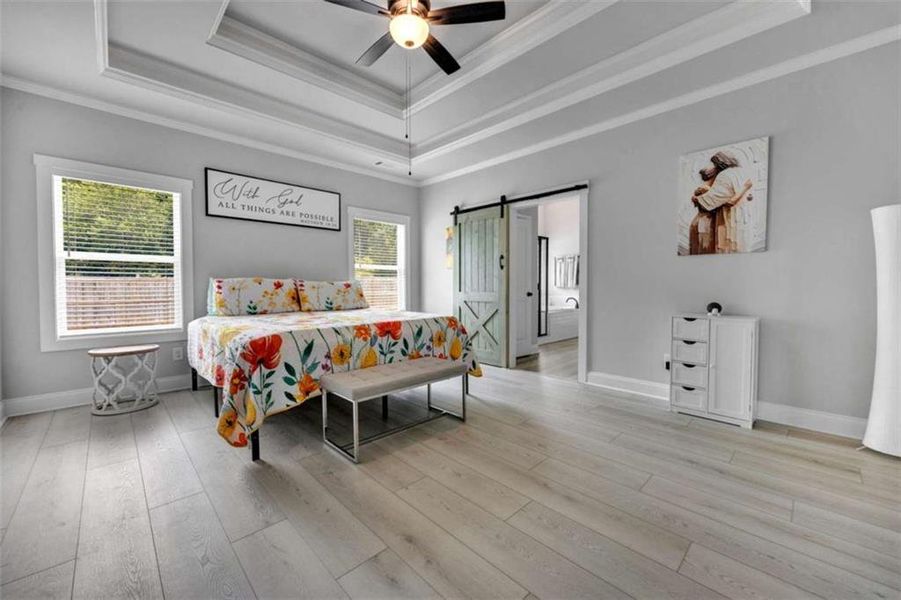 Furnished interior view inside a new home in , Monroe (Image 6).