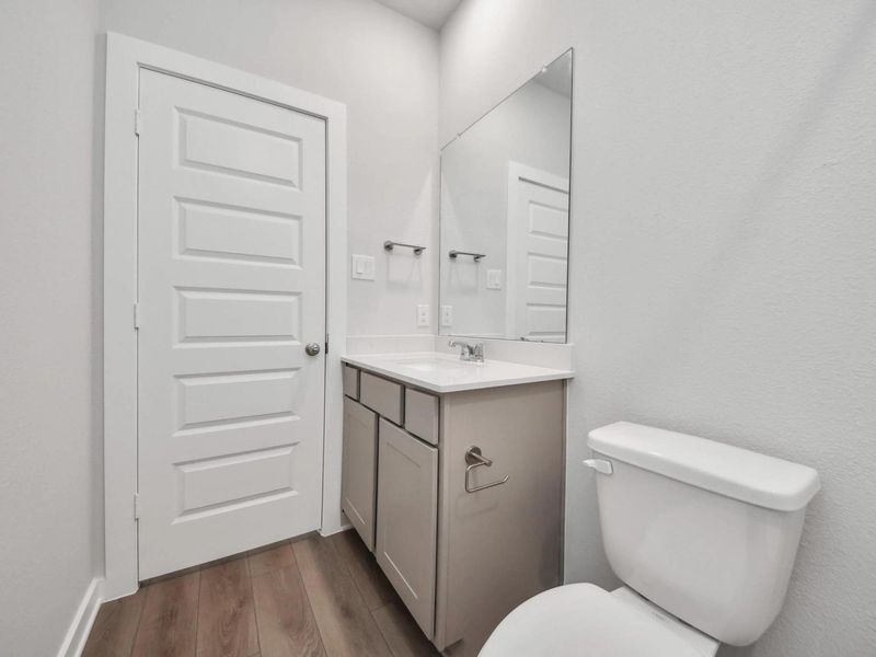 Furnished interior view inside a new home in Emberly, Beasley (Image 14).