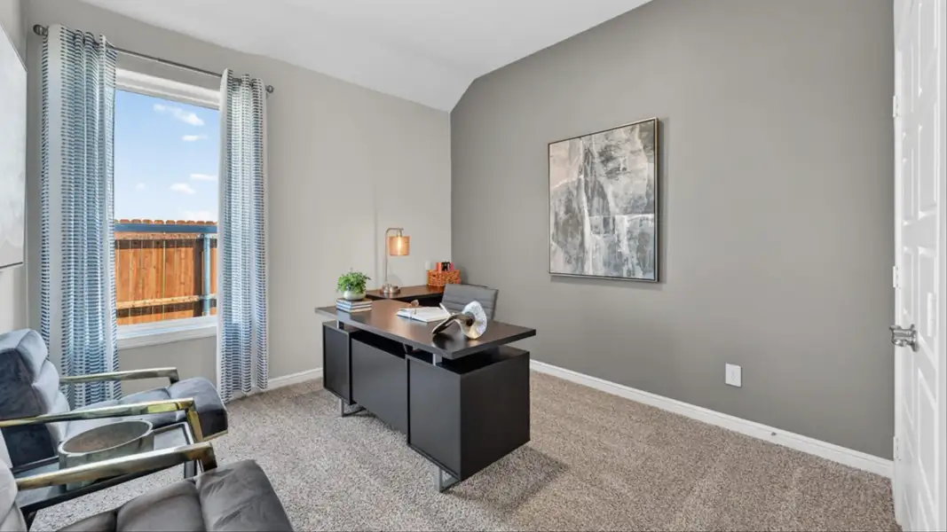 Furnished interior view inside a new home in Lakeview Pointe, Grand Prairie (Image 33).
