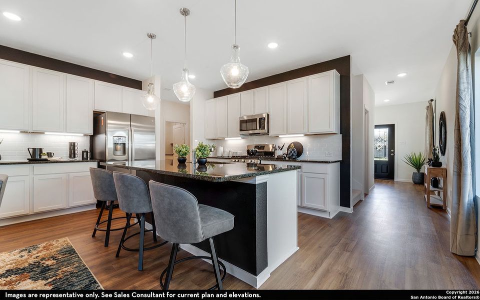 Furnished interior view inside a new home in Garden Grove, San Antonio (Image 6).