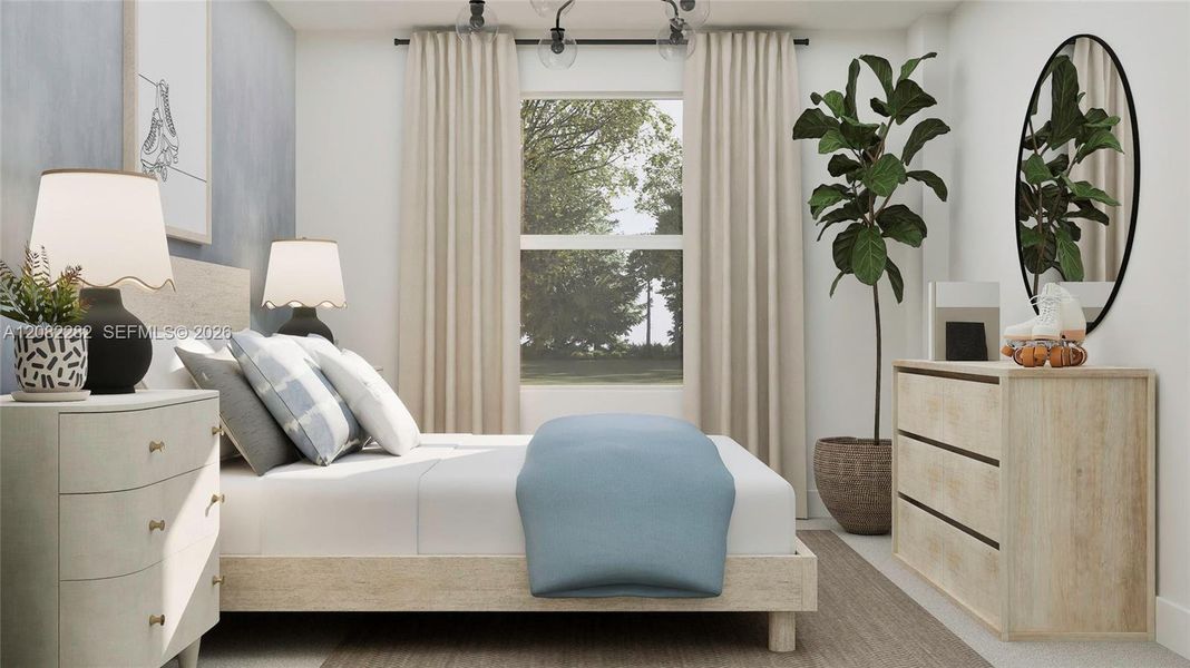 Furnished interior view inside a new home in Verdana Grove, Miami (Image 9).