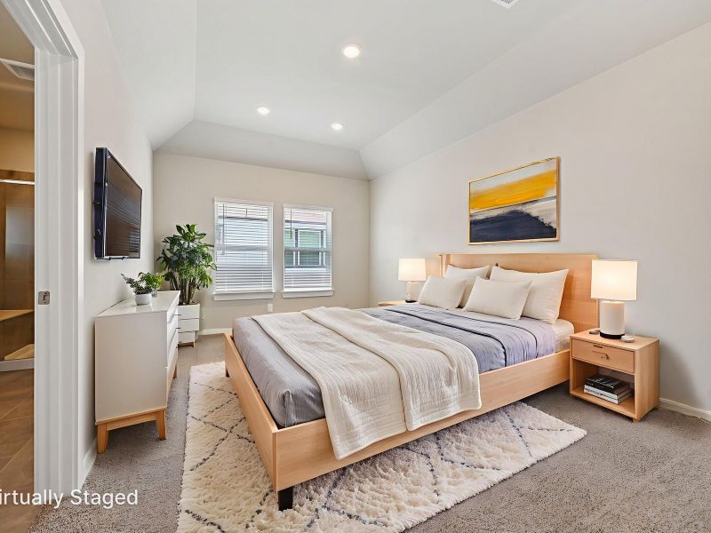 Furnished interior view inside a new home in Pinewood Trails - City Series, Atascocita (Image 14).