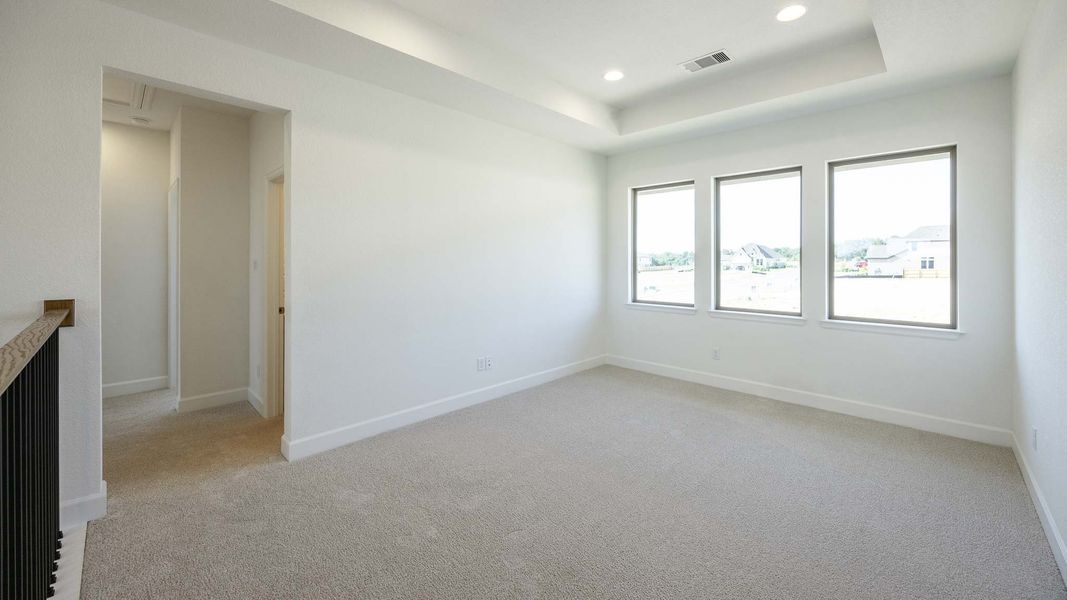 Spacious, unfurnished interior of a new home in Santa Rita Ranch - Tierra Rosa, Liberty Hill (Image 7). Spacious, unfurnished interior of a new home in Santa Rita Ranch - Tierra Rosa, Liberty Hill (Image 7).