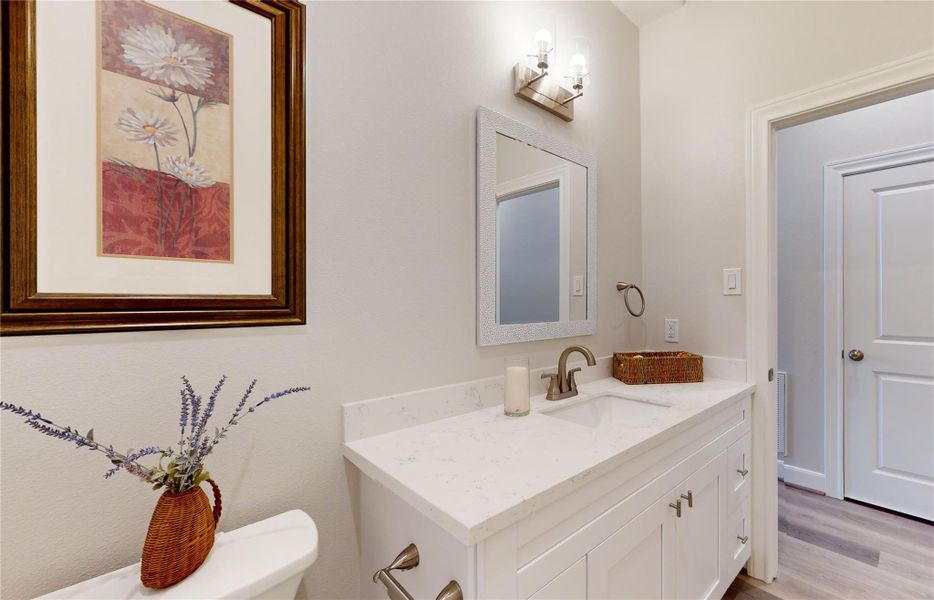 Furnished interior view inside a new home in , The Woodlands (Image 8).