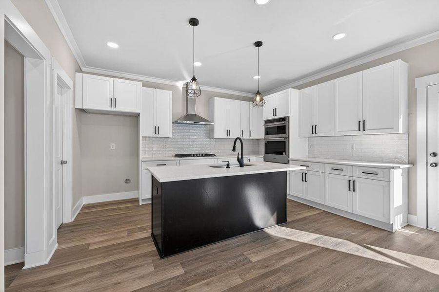 Furnished interior view inside a new home in , Flowery Branch (Image 13).