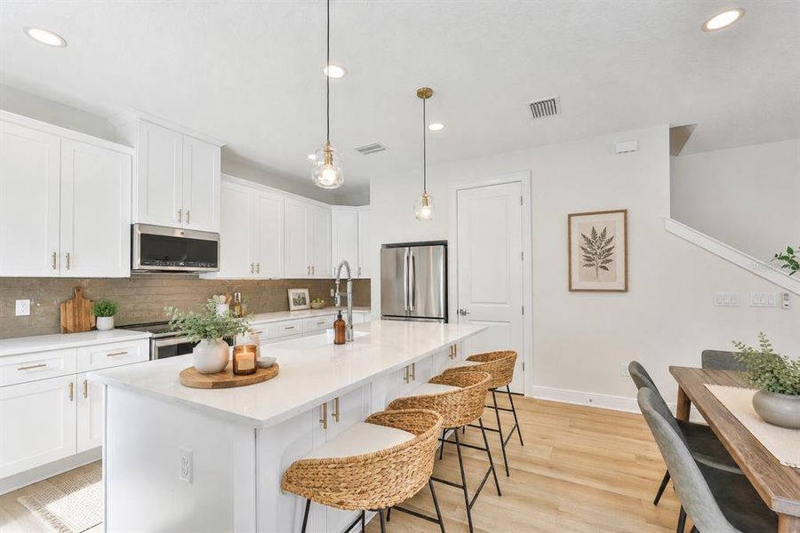 Furnished interior view inside a new home in , Tampa (Image 10).