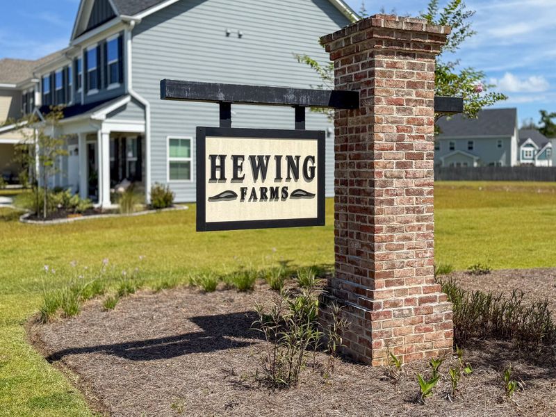 Front exterior of a new home in Hewing Farms, Summerville, SC, highlighting curb appeal (Image 2).