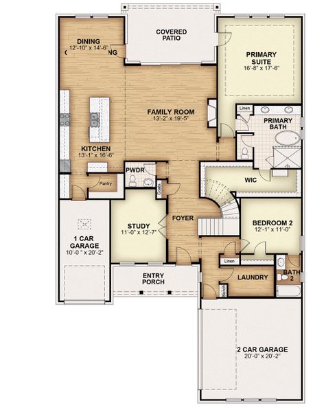 2D floor plan layout for the Louis - 70 ft Home Site by Rockwell Homes in Nelson Lake Estates, Rockwall, TX (Image 7). 2D floor plan layout for the Louis - 70 ft Home Site by Rockwell Homes in Nelson Lake Estates, Rockwall, TX (Image 7).