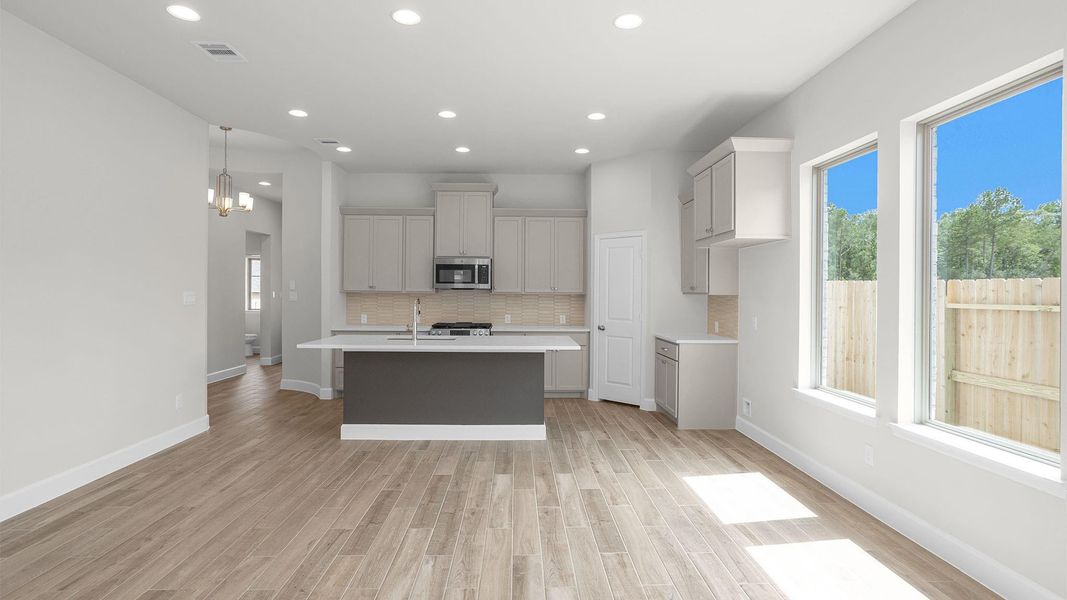 Furnished interior view inside a new home in Wildtree, Magnolia (Image 4).
