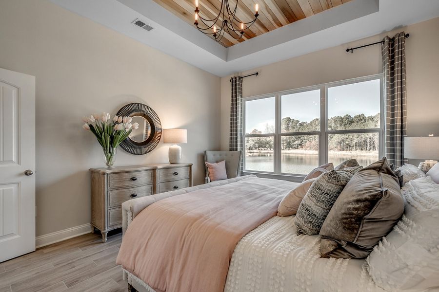 Furnished interior view inside a new home in The Oaks, Goose Creek (Image 12).