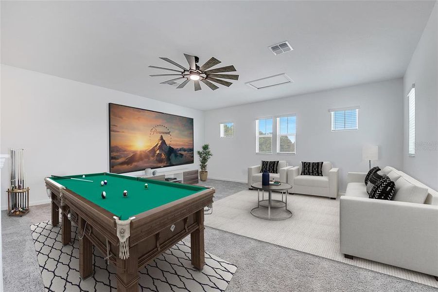 Furnished interior view inside a new home in , St. Cloud (Image 29).