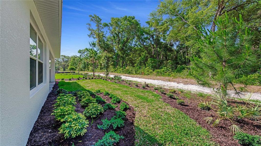 Exterior details and patio area of a home in Cresswind DeLand, Deland (Image 3). Exterior details and patio area of a home in Cresswind DeLand, Deland (Image 3).