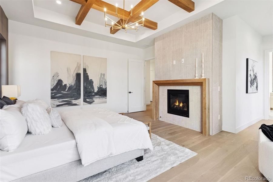 Furnished interior view inside a new home in , Denver (Image 39).