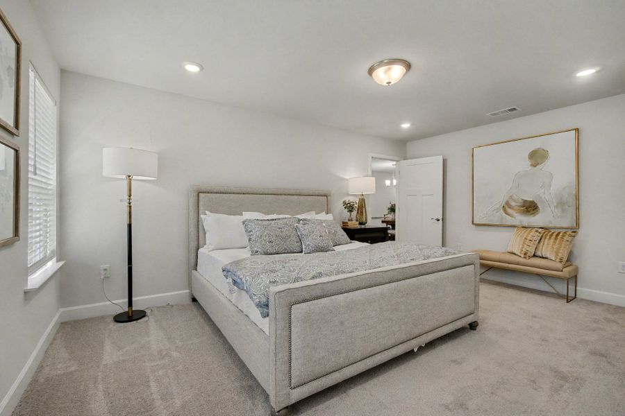 Representative furnished interior of a home built from the Plan 1250 by Adams Homes in Turtle Creek, Cantonment (Image 5).