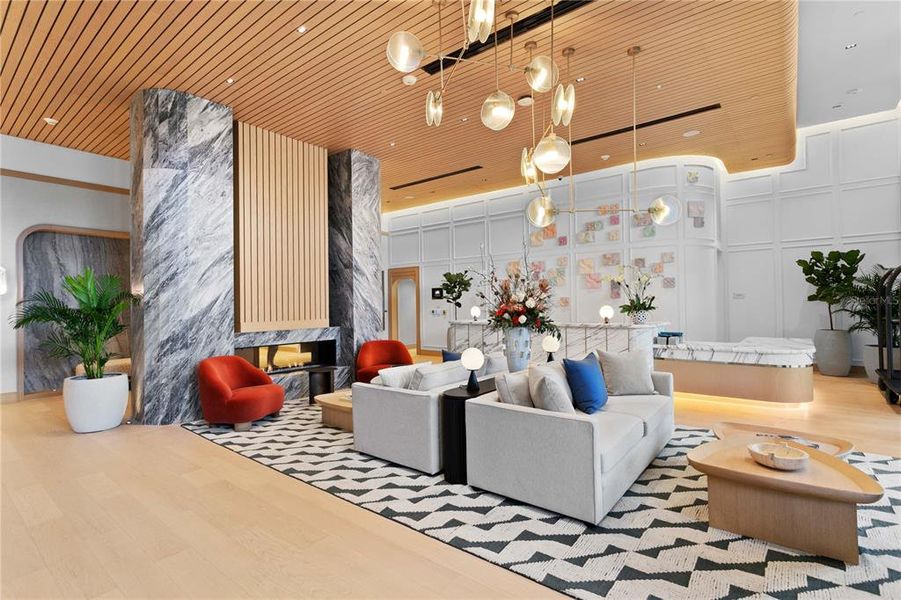 Furnished interior view inside a new home in , Tampa (Image 52).