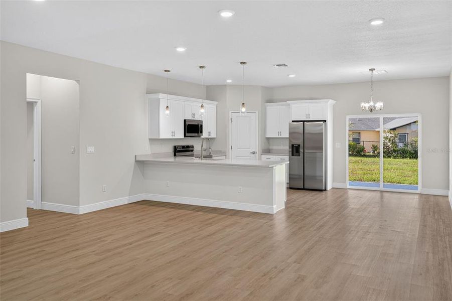 Furnished interior view inside a new home in , Ocala (Image 3).