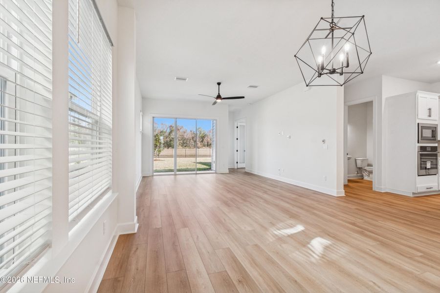 Spacious, unfurnished interior of a new home in Granville at eTown 38', Jacksonville (Image 26). Spacious, unfurnished interior of a new home in Granville at eTown 38', Jacksonville (Image 26).