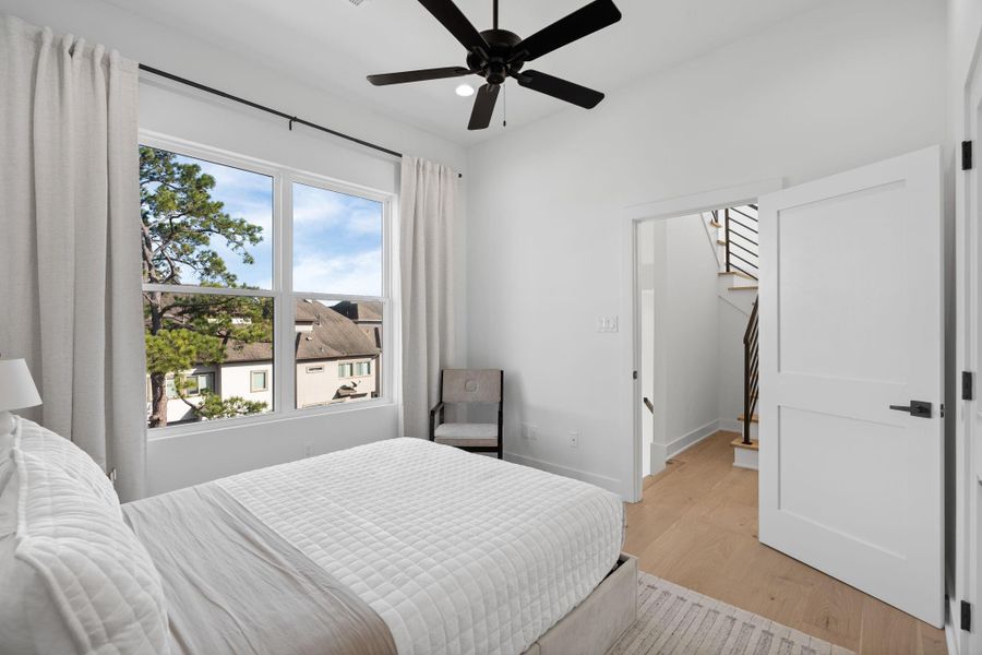 Furnished interior view inside a new home in , Houston (Image 40).