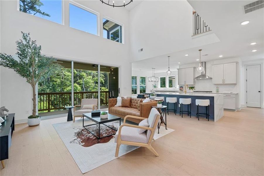 Furnished interior view inside a new home in , Woodstock (Image 17). Furnished interior view inside a new home in , Woodstock (Image 17).