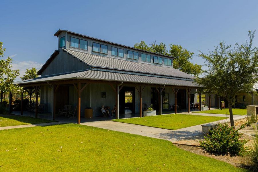 One of the community centers for residents to enjoy daily or during the planned community events.