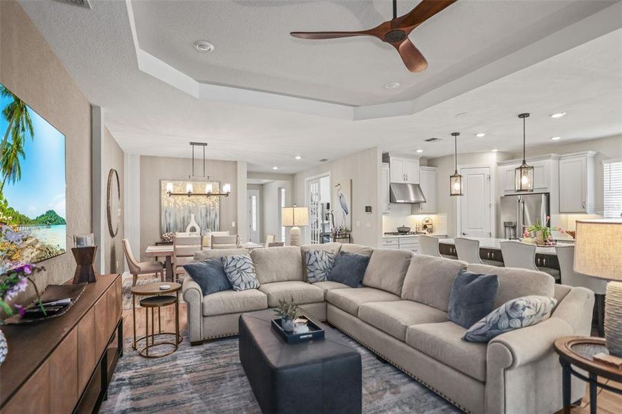 Furnished interior view inside a new home in , Wesley Chapel (Image 27).