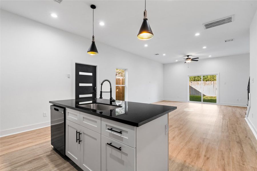 Furnished interior view inside a new home in , Houston (Image 8).