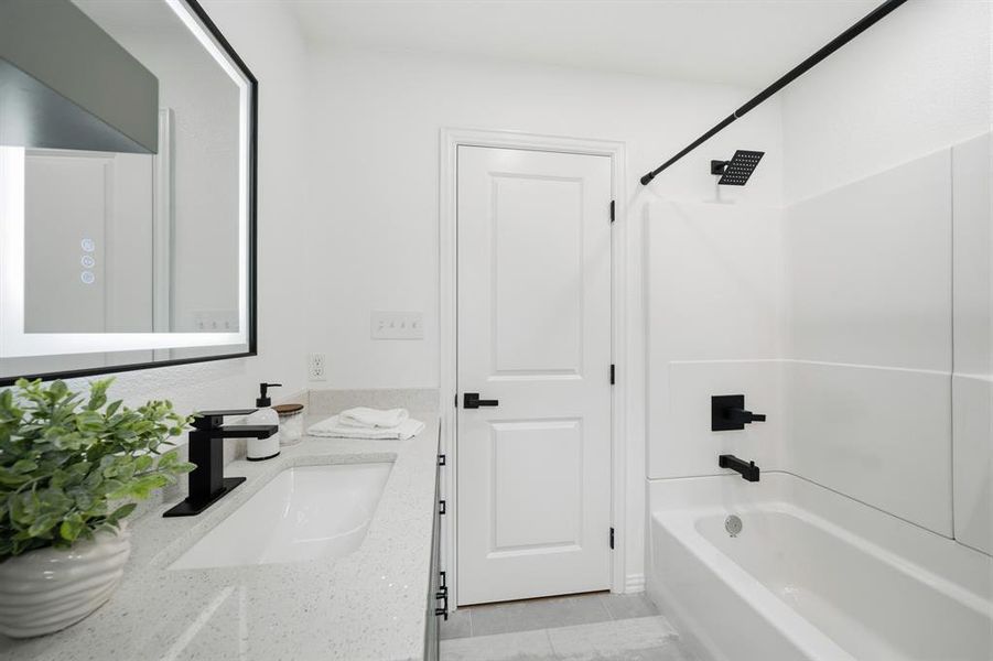 Furnished interior view inside a new home in , Hillsboro (Image 12).