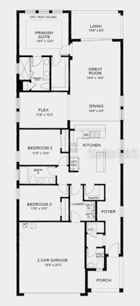 2D floor plan layout of this home in Cassia at Skye Ranch, Sarasota, FL (Image 3). 2D floor plan layout of this home in Cassia at Skye Ranch, Sarasota, FL (Image 3).