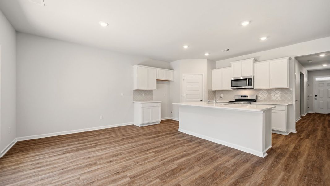 Furnished interior view inside a new home in The Reserve at Calcutta, Stockbridge (Image 5).