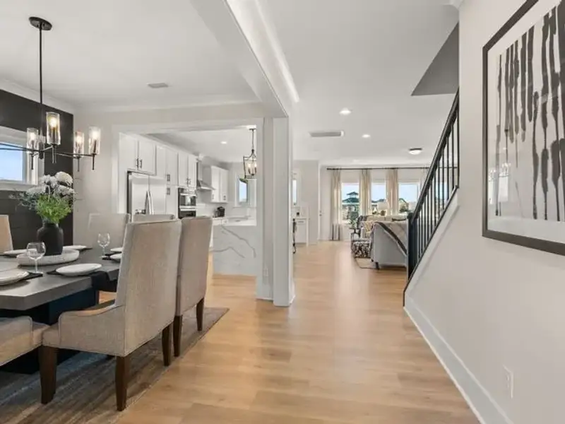 Representative furnished interior of a home built from the Riley by True Homes in Deerwood Place, North Charleston (Image 9).