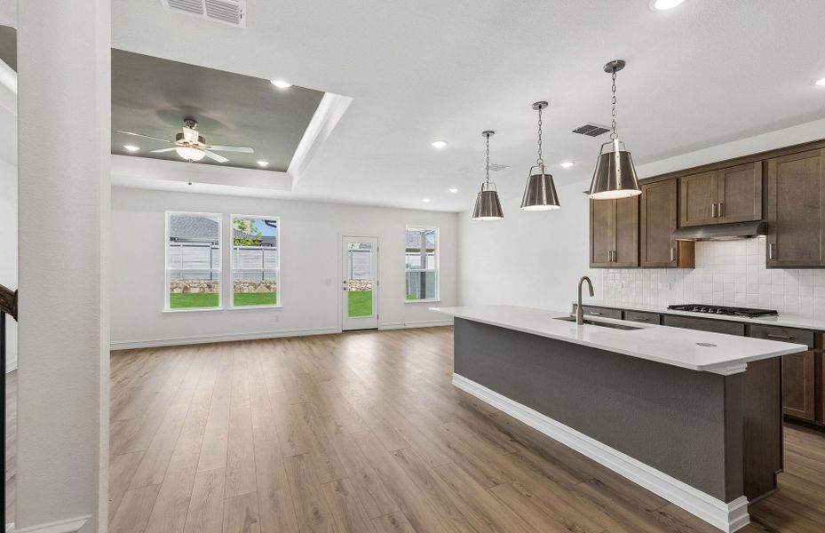 Furnished interior view inside a new home in Treeline, Justin (Image 12).