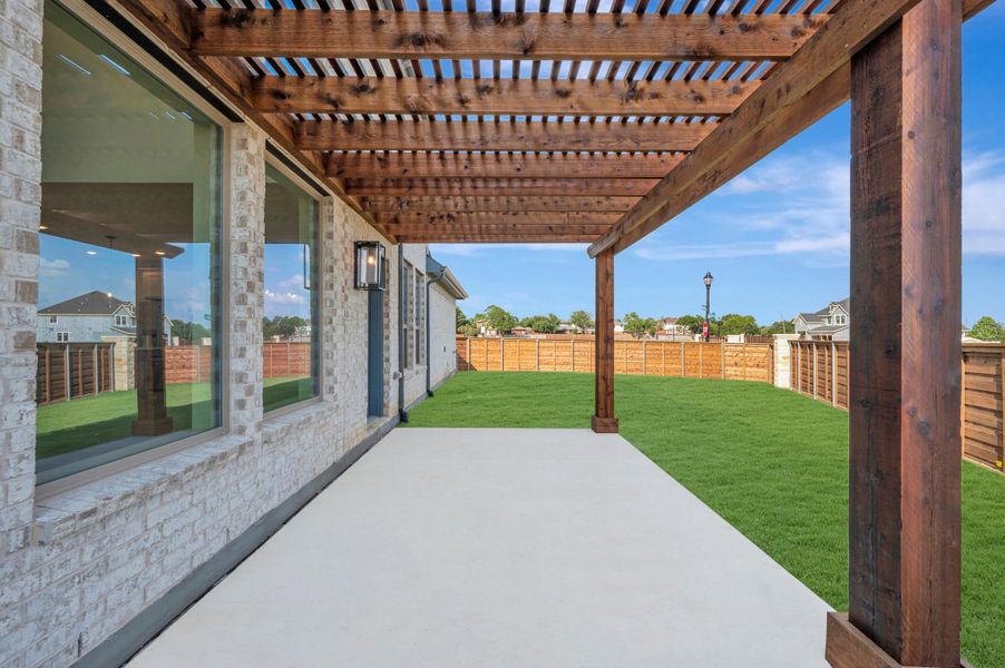 Exterior details and patio area of a home in Solterra - Cottage Series, Mesquite (Image 4). Exterior details and patio area of a home in Solterra - Cottage Series, Mesquite (Image 4).