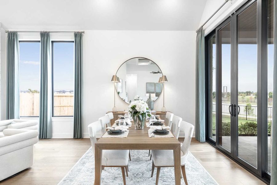 Representative Dining Room - some options shown