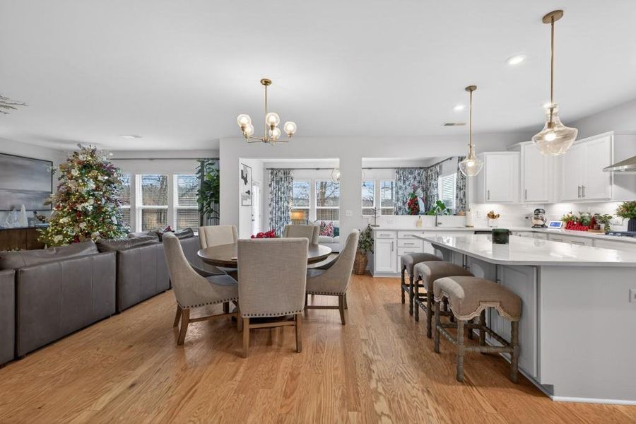 Furnished interior view inside a new home in Reunion, Flowery Branch (Image 17). Furnished interior view inside a new home in Reunion, Flowery Branch (Image 17).