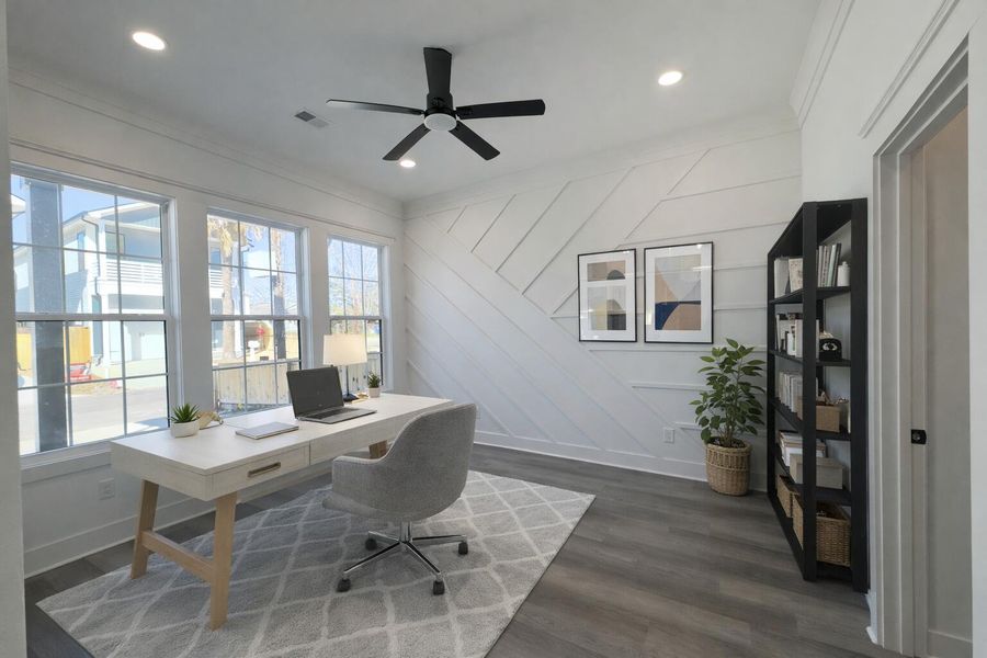 Furnished interior view inside a new home in , North Charleston (Image 31). Furnished interior view inside a new home in , North Charleston (Image 31).