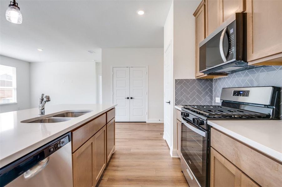 Furnished interior view inside a new home in Heartland, Heartland (Image 4). Furnished interior view inside a new home in Heartland, Heartland (Image 4).