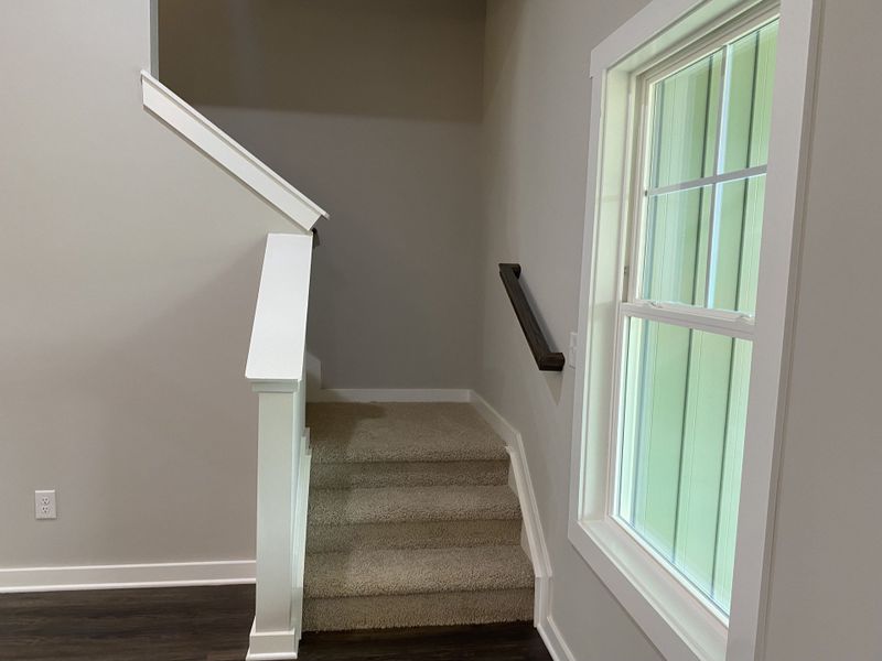 Representative unfurnished interior of a home built from the Johnson by Foundation Home Builders LLC in Old Hickory Crossing, Mocksville (Image 22).