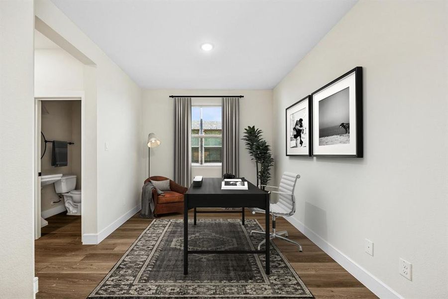 Furnished interior view inside a new home in Heritage Ranch, Sherman (Image 18). Furnished interior view inside a new home in Heritage Ranch, Sherman (Image 18).