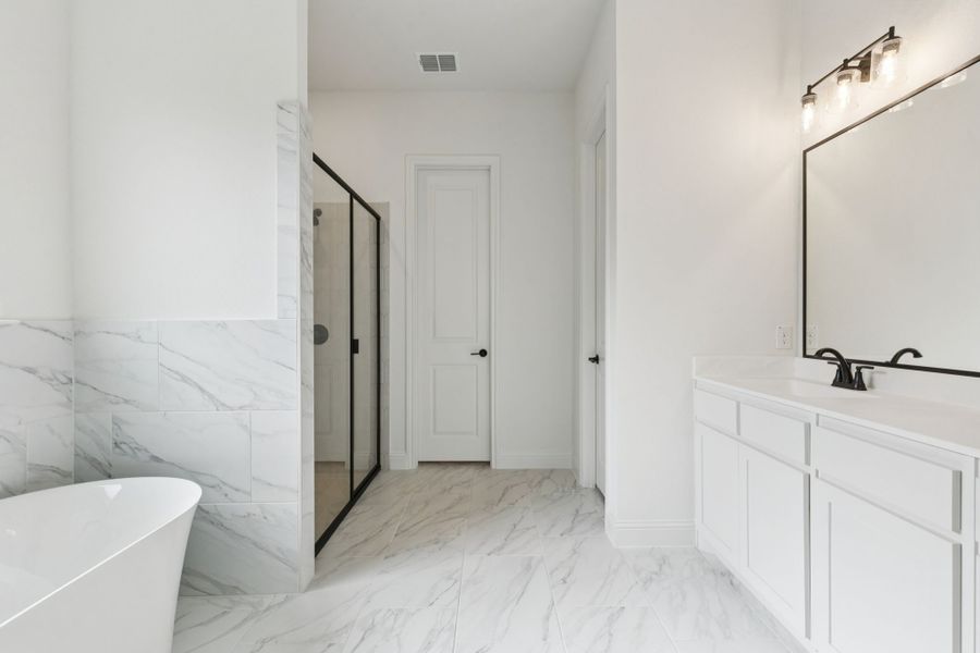 Furnished interior view inside a new home in Timberbrook, Justin (Image 11). Furnished interior view inside a new home in Timberbrook, Justin (Image 11).