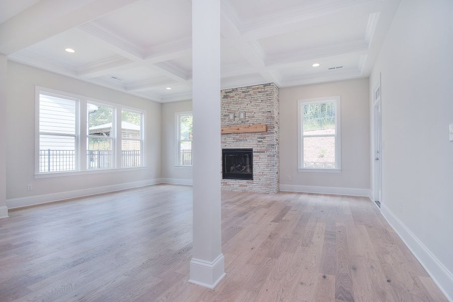Representative unfurnished interior of a home built from the St Andrews by Greybrook Homes in Edmunds Farm, Clover (Image 38).