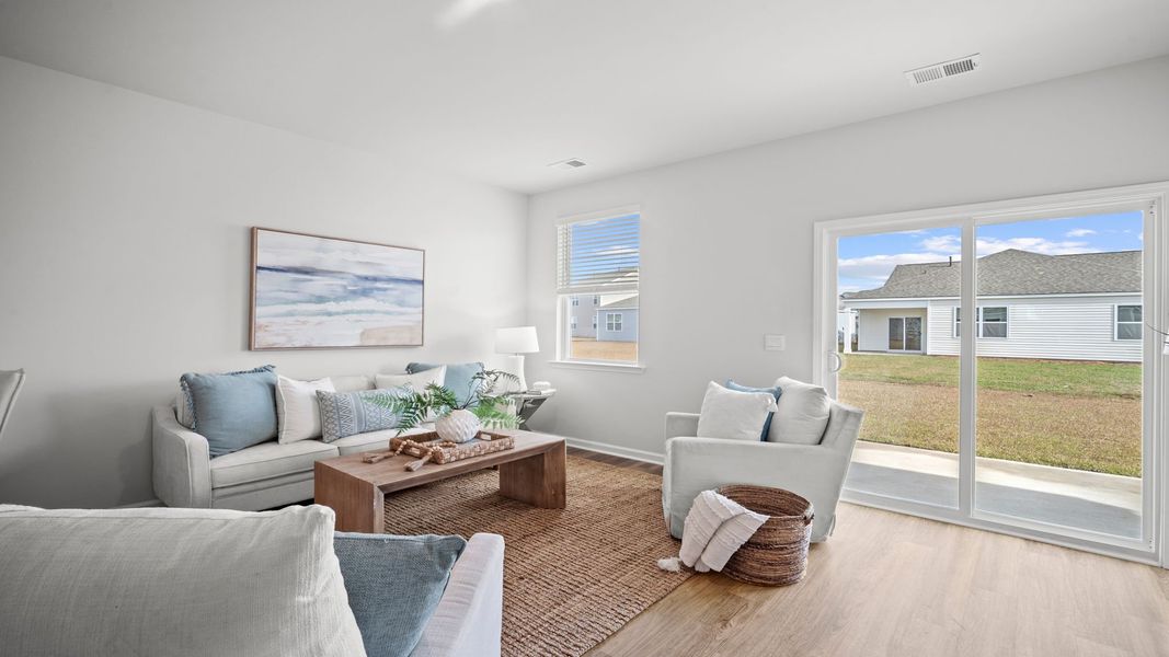 Furnished interior view inside a new home in The Retreat at East Argent, Ridgeland (Image 11).