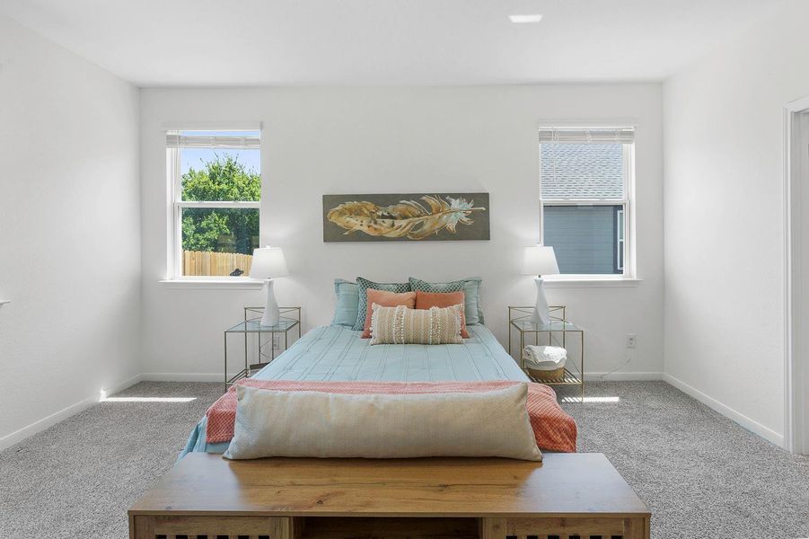 Furnished interior view inside a new home in Brooks Ranch, Kyle (Image 4).