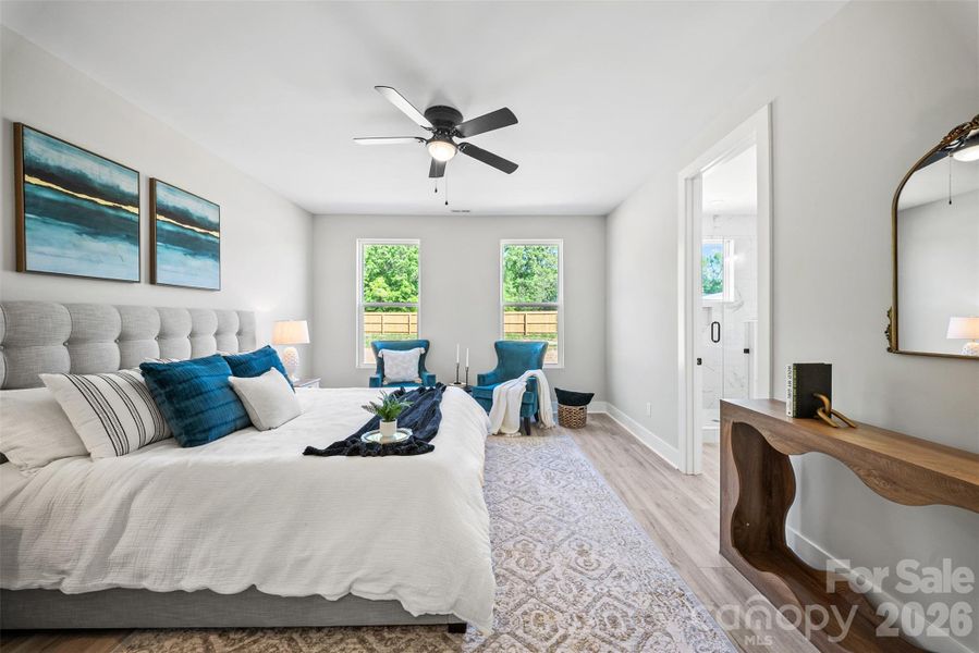 Furnished interior view inside a new home in , Concord (Image 41).