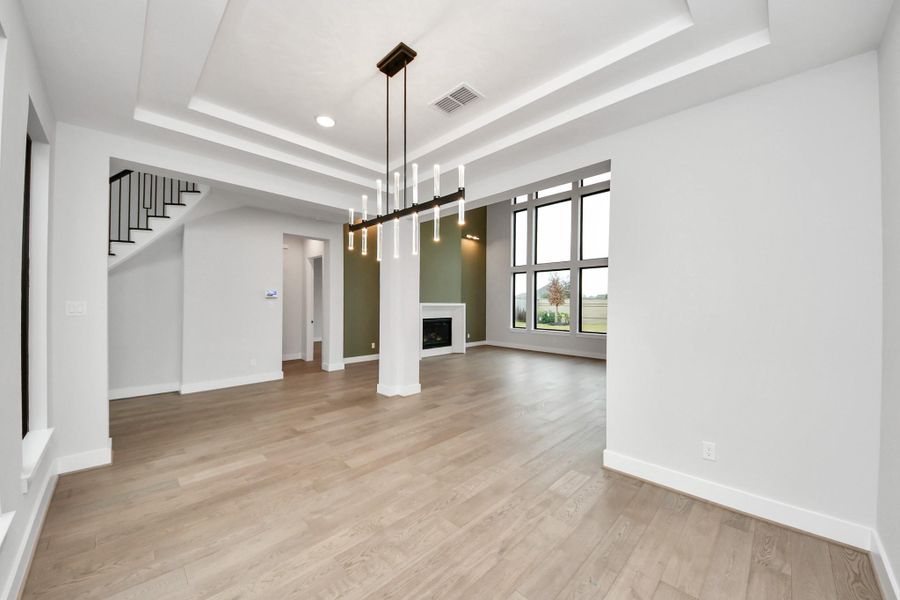 Primary Bedroom is straight ahead.