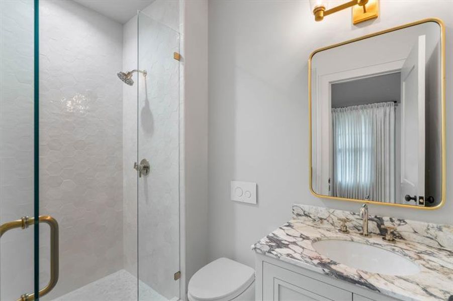 Furnished interior view inside a new home in , Atlanta (Image 58).