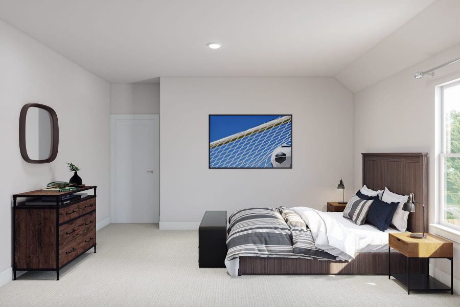 Furnished interior view inside a new home in Woodson’s Reserve, Spring (Image 17).