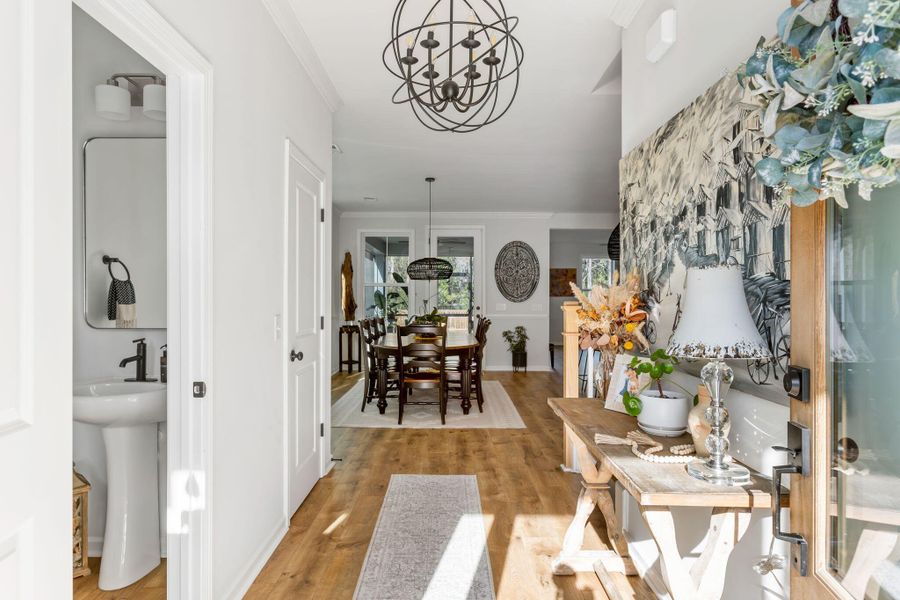 Furnished interior view inside a new home in Windsor Crossing, North Charleston (Image 28).